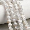 Tibetan Style dZi Beads Strands GG-NH0001-A04-8MM-1