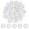 60Pcs Natural Shell Buttons BUTT-WR0001-33-1