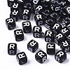 Opaque Acrylic Beads SACR-N002-01R-1