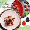 32Pcs 2 Colors PVC Plastic Simulation Raspberry AJEW-ME0001-67-5