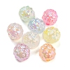 UV Plating Luminous Acrylic Beads MACR-D024-22-1