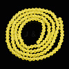 Imitate Austrian Crystal Frosted Glass Beads Strands EGLA-A039-T6mm-MD-4