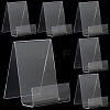 6Pcs Acrylic Book Stand for Kitchen Counter ODIS-SP0001-04C-1