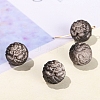 Natural Silver Obsidian Beads PW-WG68458-01-4