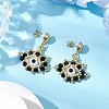 Glass Seed Beads Stud Earrings EJEW-MZ00270-05-2