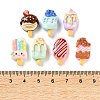 Opaque Resin Imitation Food Cabochons RE-CBAC151-02-3