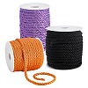 3 Rolls 3 Colors Polyester Braided Cord OCOR-PH0006-31A-1