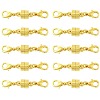12Sets Brass Magnetic Clasps Converter KK-FS0001-95G-1