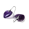 Natural Amethyst Dangle Earrings EJEW-C119-03P-06-3