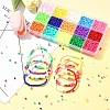 120G 15 Colors Opaque Acrylic Beads SACR-FS0001-28-8