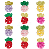 12Pcs 6 Colors Hand Crochet Wool Ornament Accessories DIY-DR0001-09-1