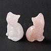 Natural Rose Quartz Sculpture Display Decorations G-F719-40H-4