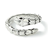 Snake Alloy Open Cuff Rings RJEW-K275-66AS-2