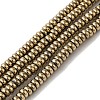 Electroplated Synthetic Non-magnetic Hematite Beads Strands G-I364-I01-01B-1