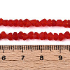 Frosted Transparent Glass Beads X1-GLAA-N016-4mm-08-4