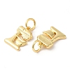 Eco-Friendly Rack Plating Brass Charms KK-R143-09G-2