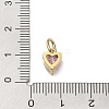 316 Stainless Steel Micro Pave Cubic Zirconia Charms ZIRC-P108-01G-E-3