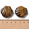 Natural Tiger Eye Carved Healing Shell Figurines G-K353-03D-3