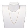 304 Stainless Steel Singapore Chain Necklaces X-NJEW-JN02662-03-4