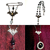 SUNNYCLUE Halloween Jewelry Tibetan Style Pendants TIBEP-SC0001-20-3