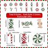SUNNYCLUE 32Pcs 16 Style Christmas Theme Alloy Enamel Pendants ENAM-SC0003-66-2