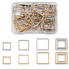 Craftdady 60Pcs 6 Style 304 Stainless Steel Linking Ring STAS-CD0001-24-2