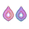 Ion Plating(IP) 304 Stainless Steel Filigree Big Pendants LS-STAS-T057-56-2