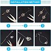 Silver Color Plated Alloy Links ENAM-NB0001-39-4