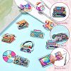 26Pcs 13 Styles Opaque Acrylic Pendants OACR-CJ0002-15-3