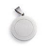 Non-Tarnish 304 Stainless Steel Pendants STAS-I143-08P-02-2