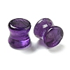 Natural Amethyst Ear Gauges Flesh Tunnels Plugs EJEW-P293-02A-2