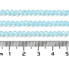 Baking Painted Transparent Glass Beads Strands DGLA-A034-J3mm-B02-5