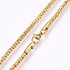 304 Stainless Steel Popcorn Chain Necklaces MAK-L015-23E-1