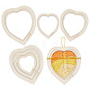 1 Set Wood Tassel Fringe Trimming Tool AJEW-HY0001-75A-1