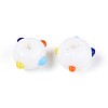 Handmade Lampwork Bumpy Beads LAMP-ZX003-07-01-4