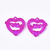 Transparent Acrylic Pendants TACR-S133-084-2
