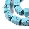 Synthetic Turquoise Dyed Beads Strands G-T138-99-3