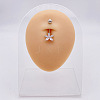 316L Surgical Stainless Steel Belly Rings WGDD0AB-16-1