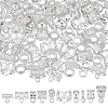 150Pcs 10 Styles Alloy Hangers Links FIND-GO0003-89-1
