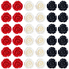 60Pcs 3 Colors Synthetic Coral Carved Beads CORA-SC0001-26-7