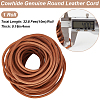 10M Round Leather Beading Cord WL-GF0001-23A-01-2
