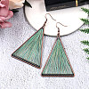 Creative Design Alloy Dangle Earrings EJEW-F238-12D-1