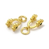 Brass Micro Pave Cubic Zirconia Peg Bails Pendants KK-K277-11MG-2