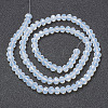 Glass Beads Strands EGLA-A034-J1mm-D06-2