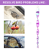 Gorgecraft 14Pcs 7 Colors Plastic Bird Repellent Stick AJEW-GF0002-84-4