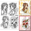 Custom Summer Theme PVC Plastic Clear Stamps DIY-WH0631-0016-1