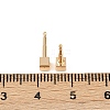 Brass Stud Earrings for Women EJEW-G441-05B-G-5
