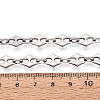 304 Stainless Steel Rhombus Link Chains CHS-Q009-01P-3