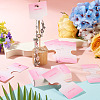 50Pcs Folding Paper Jewelry Display Cards ODIS-TA0001-07E-7