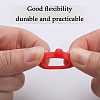 60Pcs 2 Style Silicone Pendant SIL-GF0001-42B-6